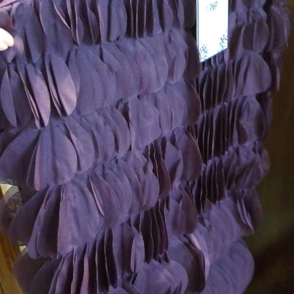 Purple flower petal dress